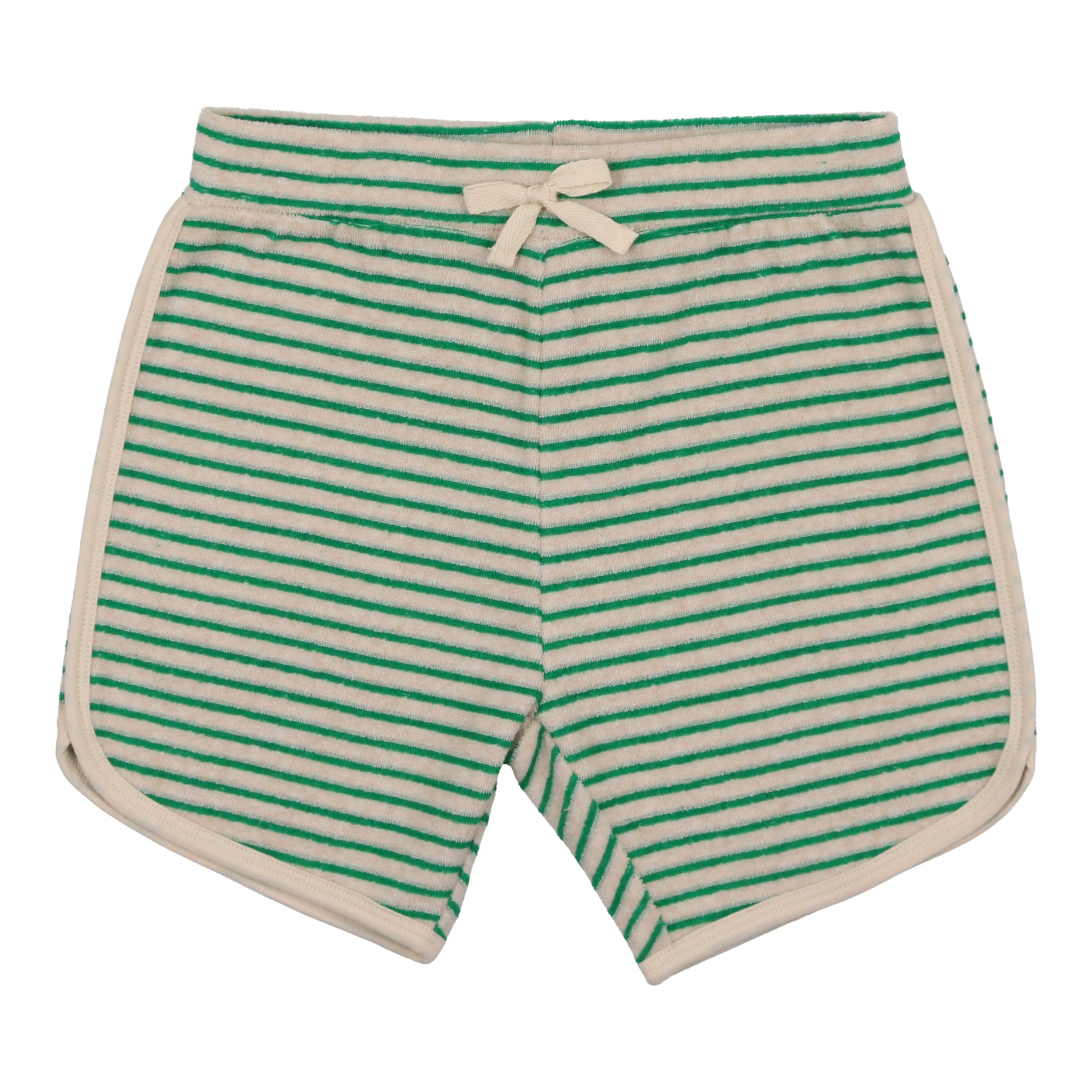 Green Terry Dolphin Shorts